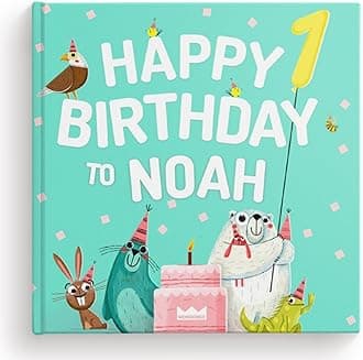 Wonderbly Personalized 1st Birthday Gift - Happy Birthday to You - Personalized Book for Kids (Softcover)